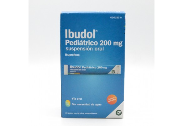 Ibudol Pediátrico 200 Mg 20 Sobres Suspensión Oral 10 Ml