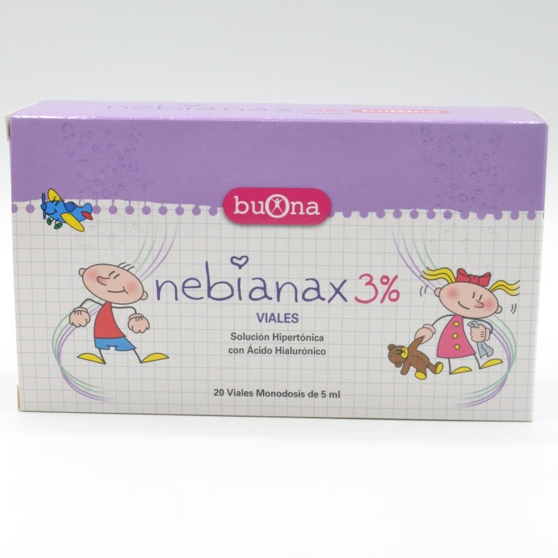 Nebianax 3% Kit 20 viales y Nebulizador Spray-Sol