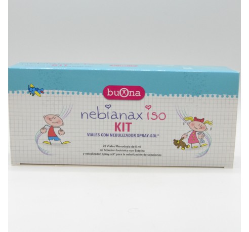 Buona Nebianax 3% Kit 20 Vials x5ml With Spray-sol 