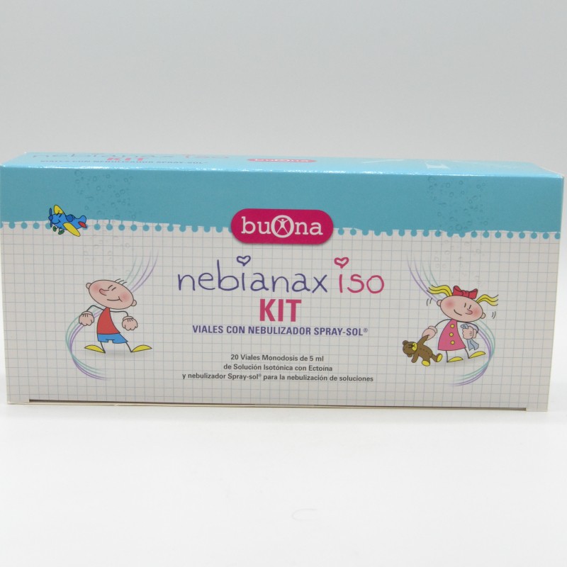 Comprar Nebianax Iso Kit 20 Viales X 5 Ml + Spray-Sol