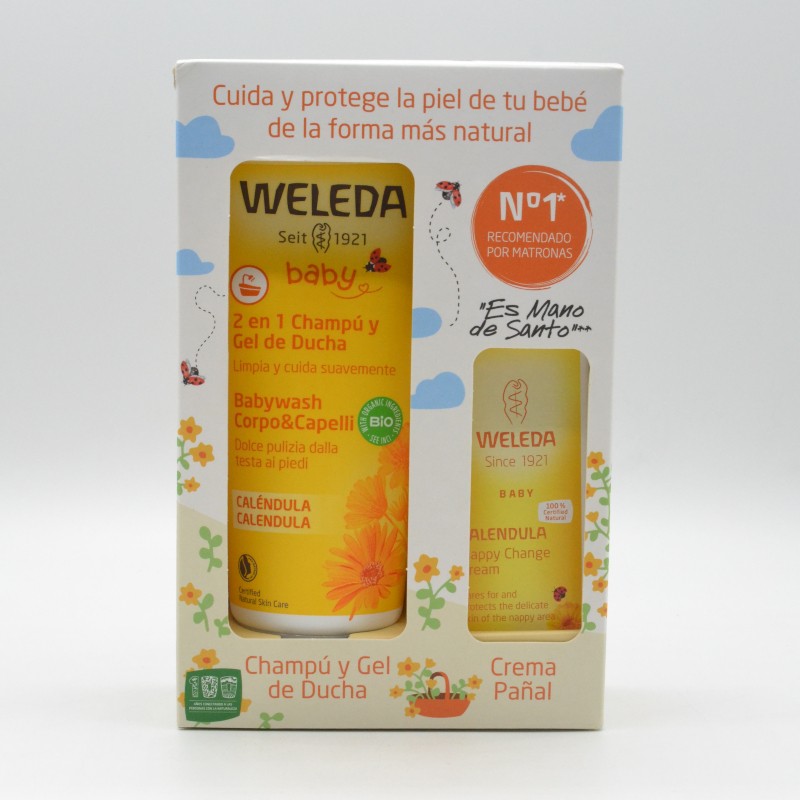 Venta de Weleda Baby Pack Gel-Champú + Crema Pañal