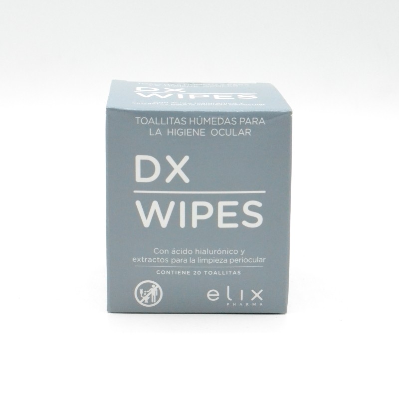 DX WIPES - Toallitas húmedas para limpieza ocular