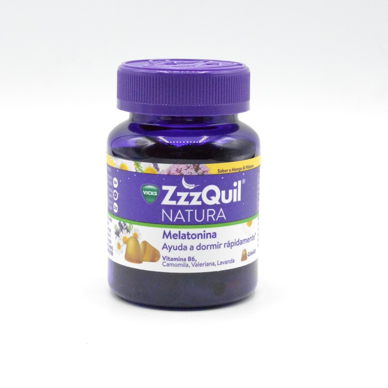 ZZZQUIL MELATONINA 30 GOMINOLAS SABOR MANGO Y PLATANO Parafarmacia