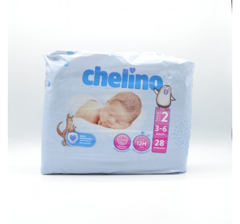 Pañales - toallitas: Chelino Talla 2 3-6 kg 28 Pañales